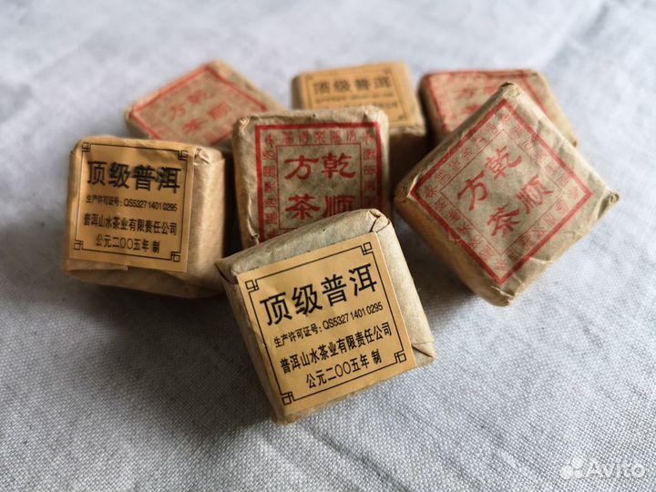 Китайский чай Мини квадратики Шу Пуэр