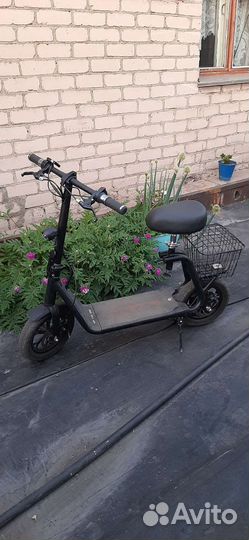 Электросамокат Kugoo C1 Plus, до 150 кг, черный