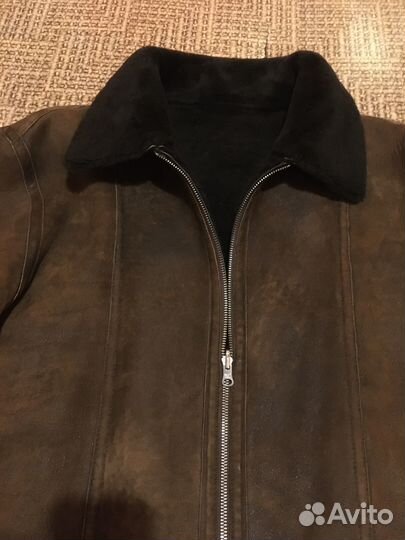 Дубленка натуральная мужская 54 56