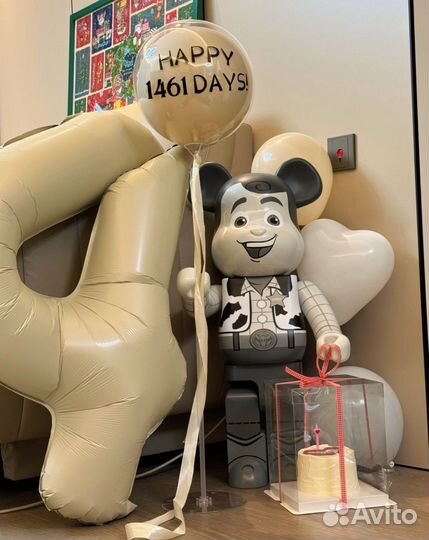 Bearbrick Woodie 1000%