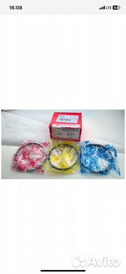 Кольца поршневые Toyota 1az-fe