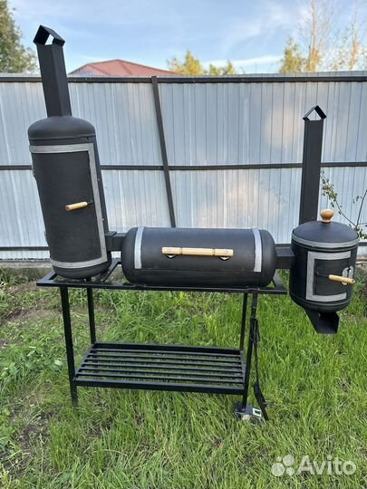 Мангал коптильня смокер