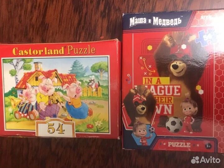 Детские пазлы пакетом