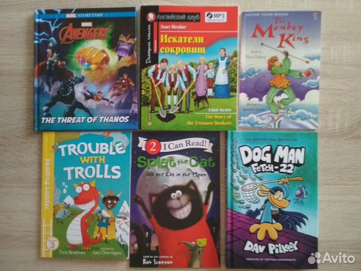6 книг для детей на английском языке