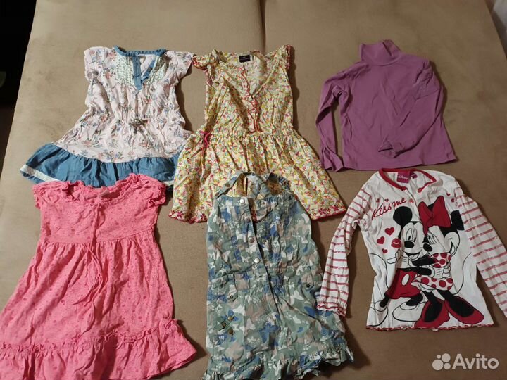 Вещи пакетом на девочку 3-4 лет