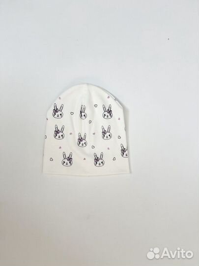 Новая трикотажная шапка для девочки 2-4 года