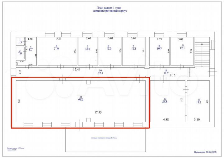 Производство, 588 м²