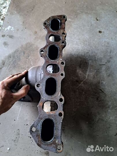 Выпускной коллектор на Porsche 955