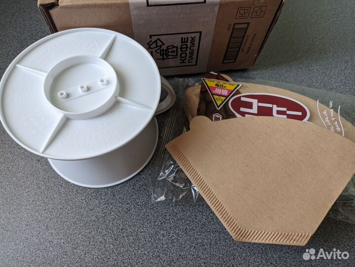 Набор для кофе воронка U60 Nakaya 02 + фильтры 02