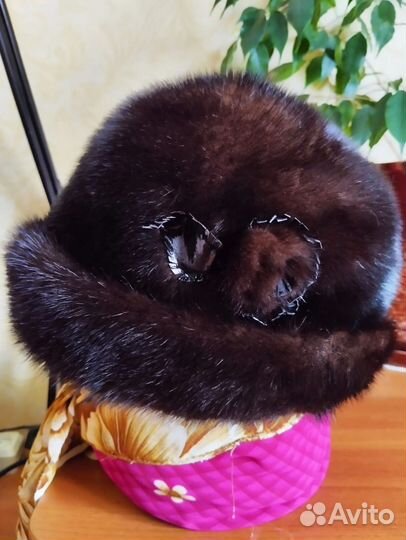 Шапка норковая женская