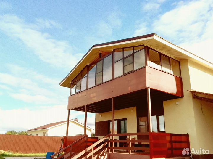 Остеклить балкон лоджию веранду террасу дом