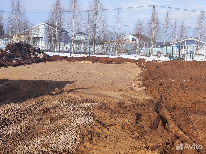 Аренда экскаватора погрузчика, земляные работы