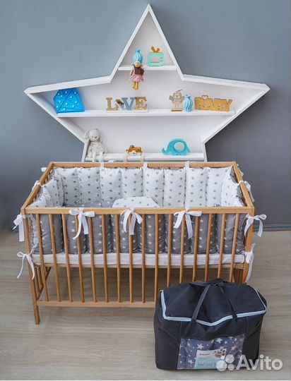 Бортики в кроватку