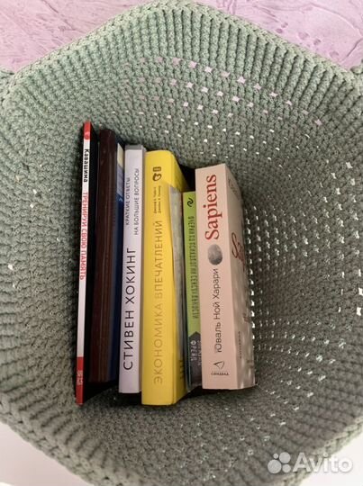 Мятная сумка из шнура