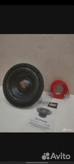 Сабвуфер Amp m-10d4 600w
