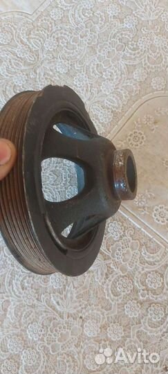 Шкив коленвала на Mercedes W203