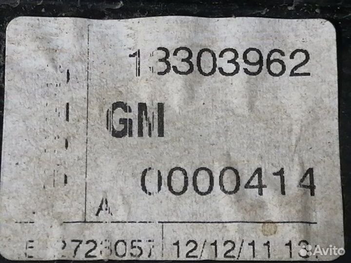 Педальный узел Opel Astra J P10 A16XER 2012