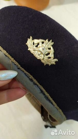 Берет пожарного. Bundeswehr. Vintage