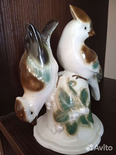 Фарфоровые статуэтки Германия Птицы
