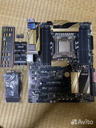Материнская плата x79 asus deluxe lg2011 e5 1680v2