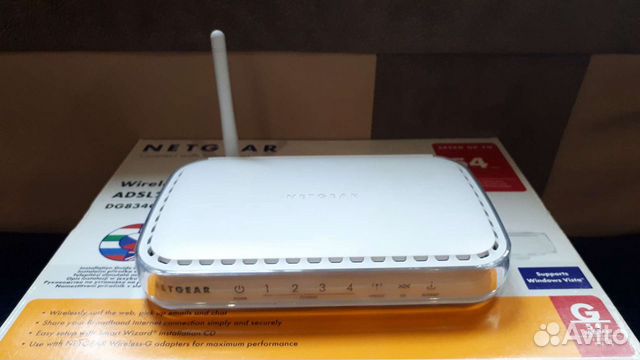 Adsl-модем и Wi-Fi роутер Netgear DG834G v4