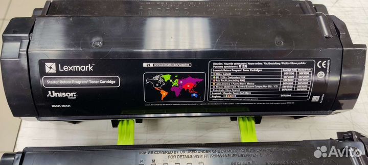 Однопроходные картриджи lexmark mx417, ms421