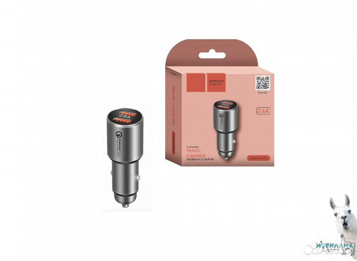 Зарядка для смартфона с Quick Charge 3.0 (2.4А)