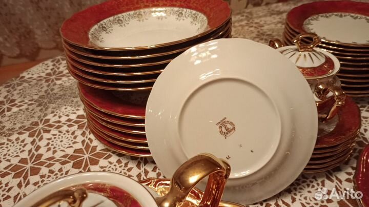 Чайно столовый сервиз Чехия 52 предмета