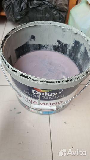 Краска Dulux diamond интерьерная матовая серая