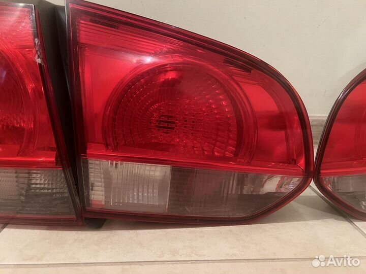 Задние фонари на Volkswagen golf 6
