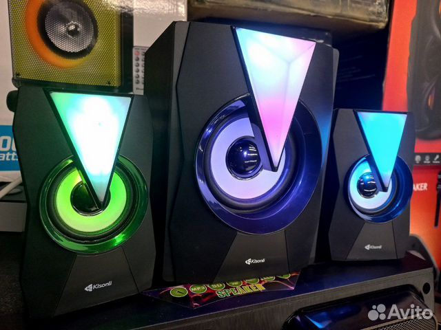 Компьютерные колонки с сабвуфером Kisonli
