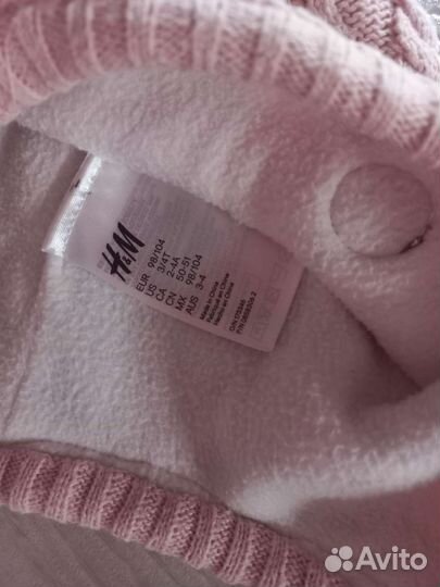 Комплект шапка, варежки hm