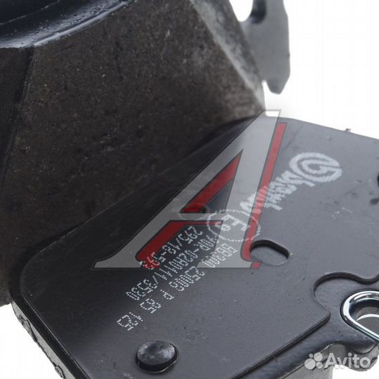 Колодки тормозные VW Golf (12) задние (4шт.) brembo