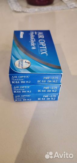 Линзы контактные -2,75