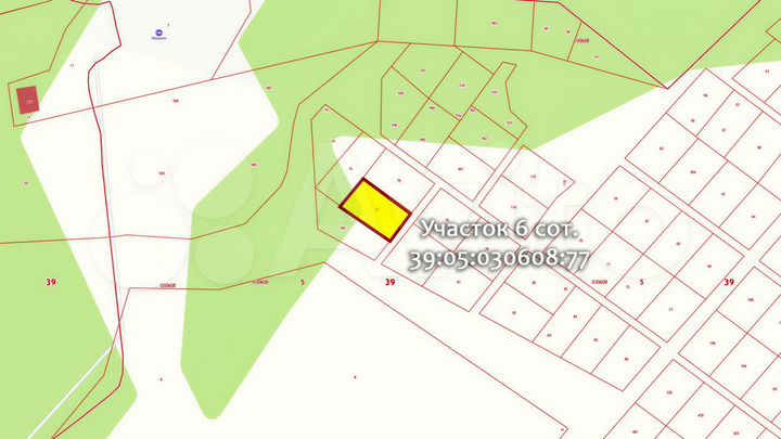 Участок 6 сот. (СНТ, ДНП)