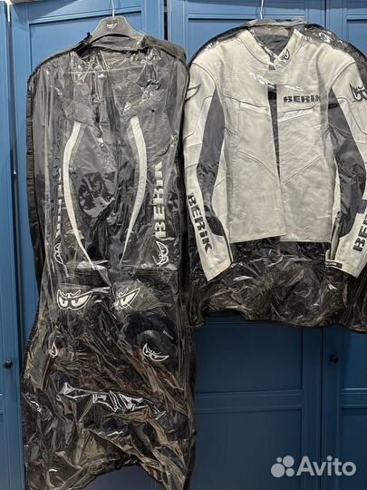 Мотокомбинезон раздельный кожаный