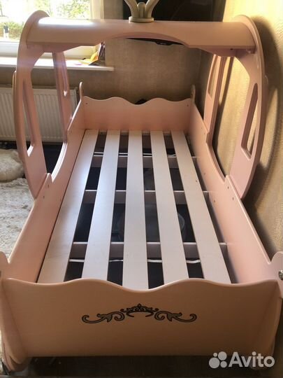 Кровать карета для девочки