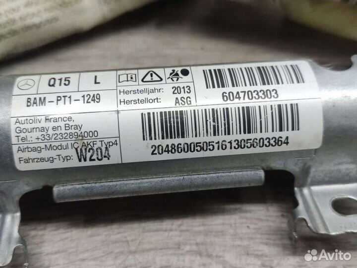 Шторка безопасности Mercedes C W204