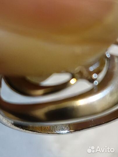 Кольцо серебро