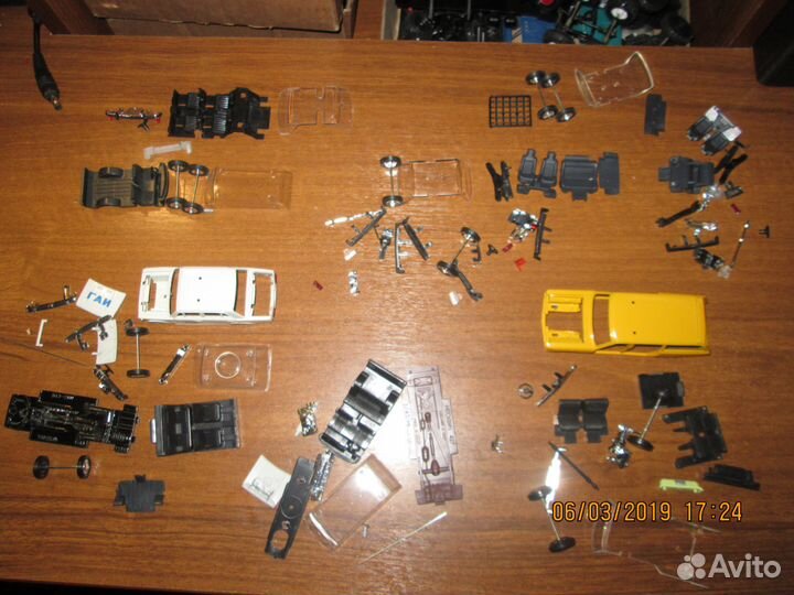 Запчасти на модели СССР 1:43 любые