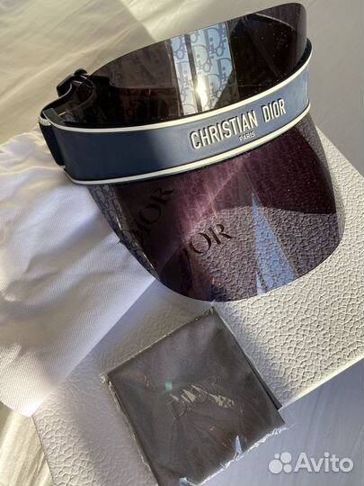 Солцезащитный козырек Christian Dior темно синий
