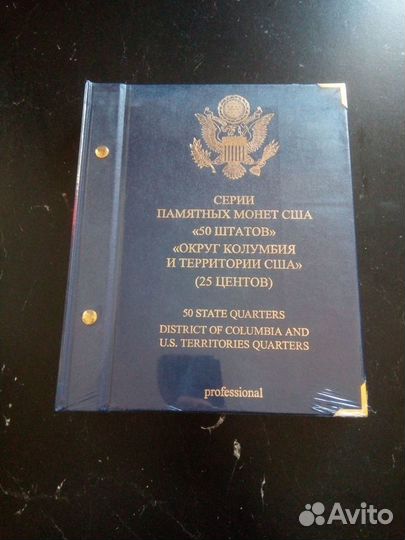 Альбом Albo Numismatico 25 центов штаты prof