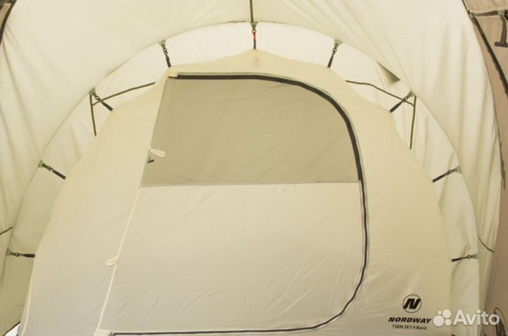 Палатка туристическая 4 местная с тамбуром