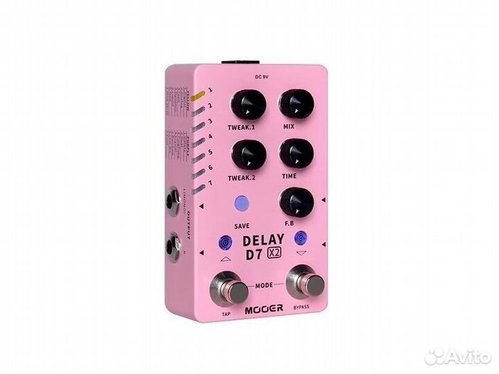 Mooer D7 Delay X2 дилей