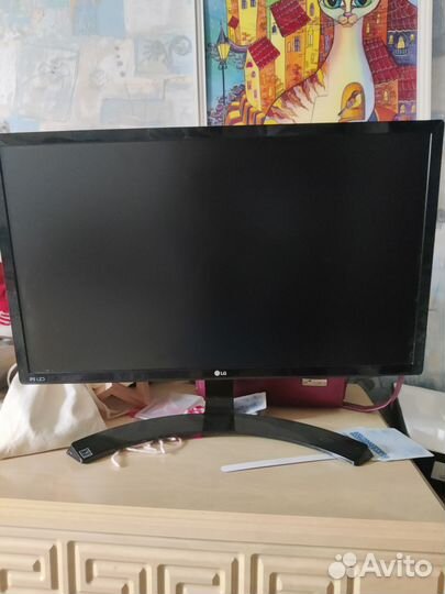 Монитор LG 21.5 дюйма 75 гц full hd