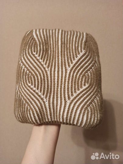 Шапка со снудом женская