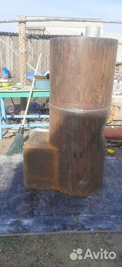 Печь для бани из 530 трубы