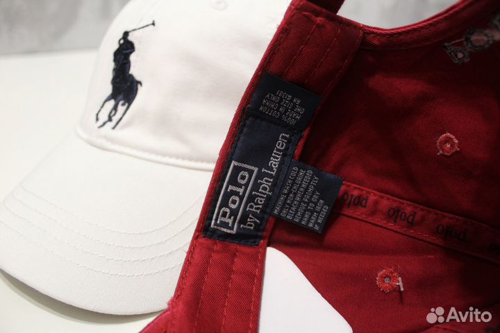 Бейсболка Ralph Lauren Big Logo Three Три Расцветк