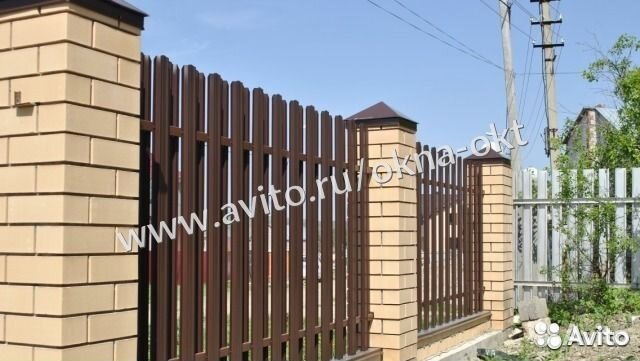 Штакетник металлический