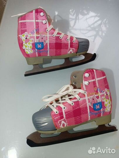 Коньки ледовые раздвижные.детские
